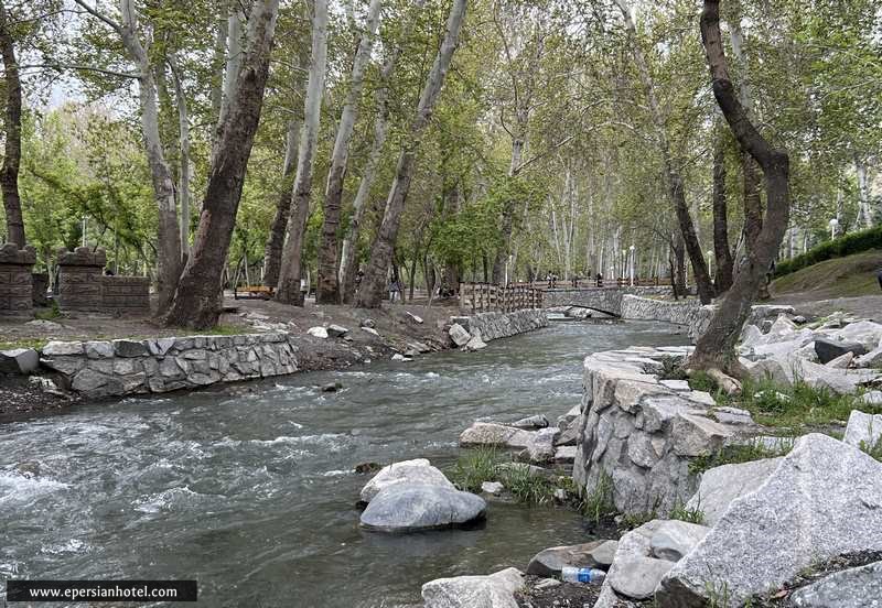 رودخانه پارک وکیل آباد مشهد